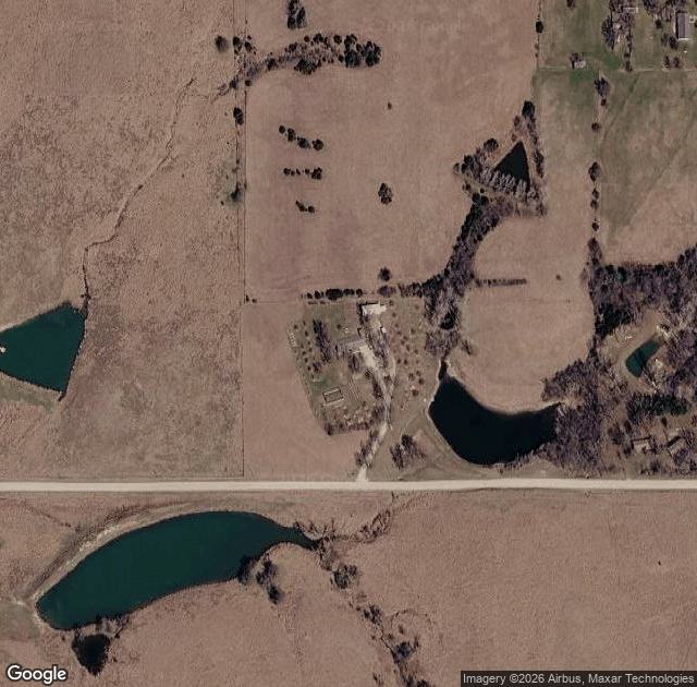 Aerial view of 86th Street Orchard in Topeka, KS
