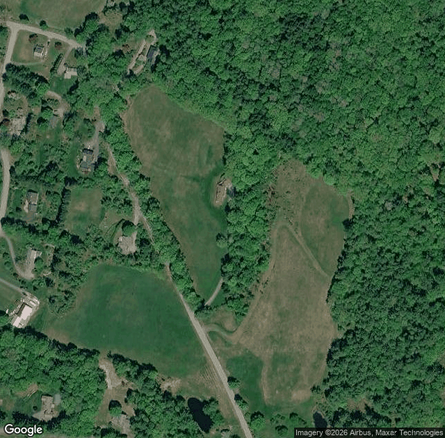 Aerial view of Alyson's Orchard in Walpole, NH