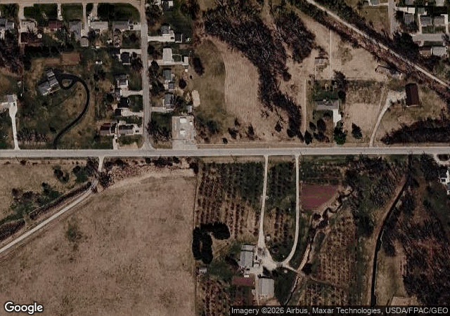 Aerial view of Appleberry Farm in Marshalltown, IA