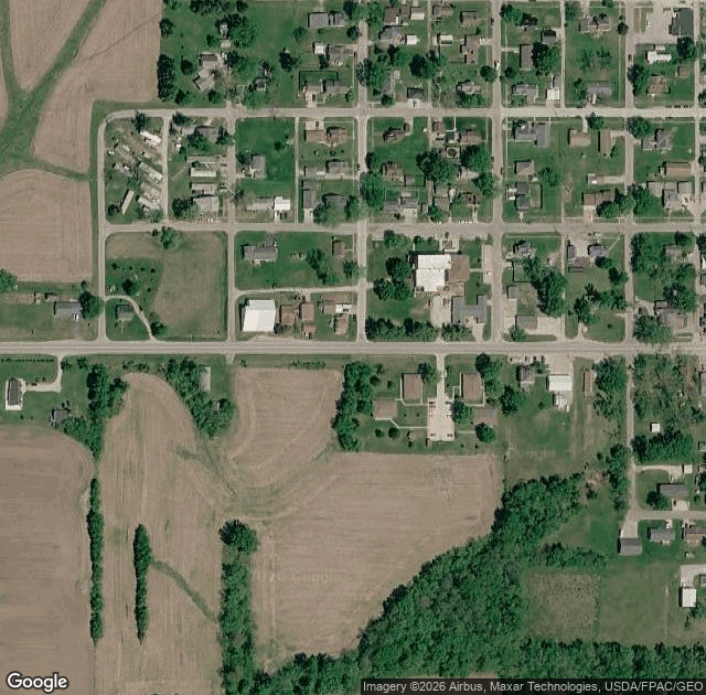 Aerial view of Appleberry Orchard in Donnellson, IA