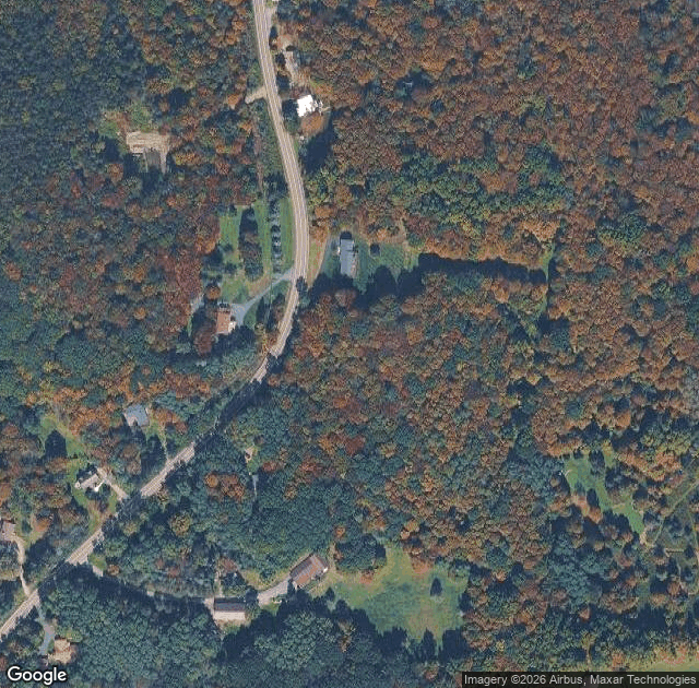 Aerial view of Beak & Skiff Apple Orchards in LaFayette, NY