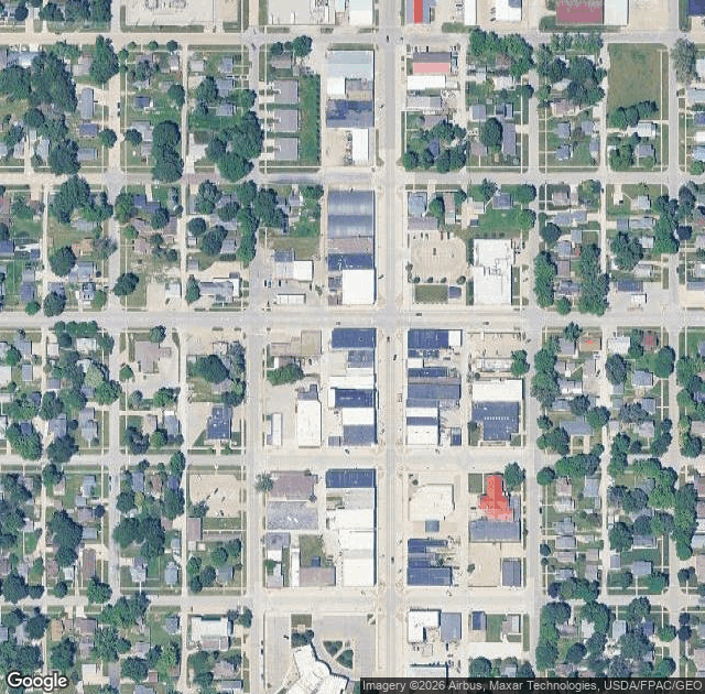 Aerial view of Berry Patch Farm in Nevada, IA