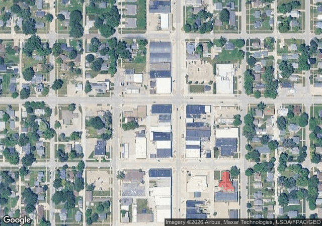Aerial view of Berry Patch Farm in Nevada, IA