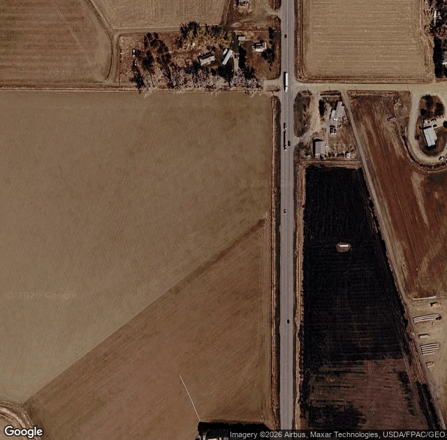 Aerial view of Boja Farm in Bridger, MT