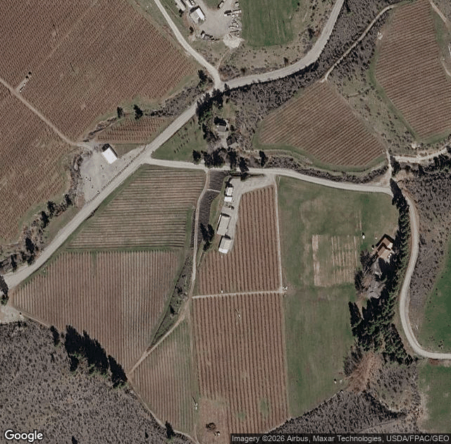 Aerial view of Chelan Ranch in Chelan, WA