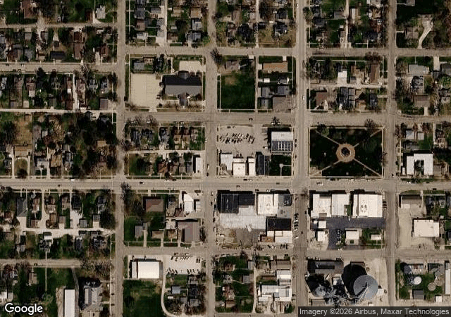 Aerial view of Christ Orchard in Elmwood, IL