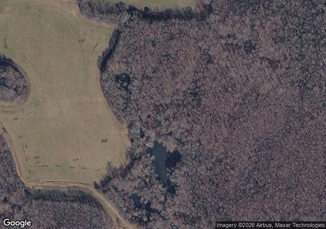 Aerial view of Crow Mountain Orchard in Fackler, AL