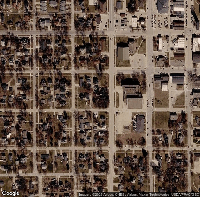 Aerial view of Deal's Orchard in Jefferson, IA