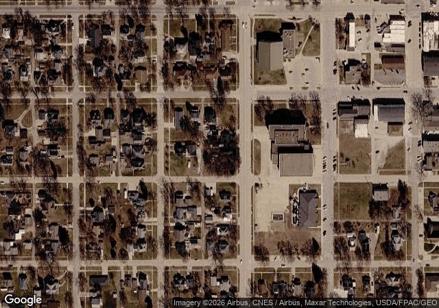 Aerial view of Deal's Orchard in Jefferson, IA