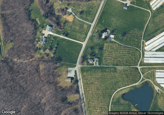 Aerial view of Flamm Orchards in Cobden, IL