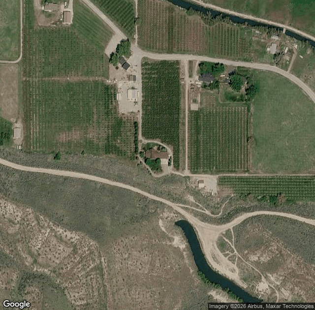 Aerial view of Gem Orchards in Emmett, ID