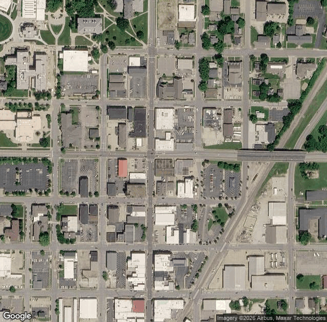 Aerial view of Hamilton Orchard in Rolla, MO