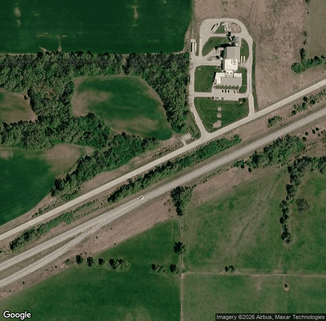 Aerial view of Hickory Ridge Orchard in Mexico, MO