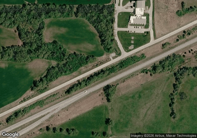 Aerial view of Hickory Ridge Orchard in Mexico, MO
