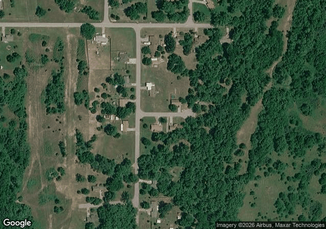 Aerial view of High-Fence Farm LLC in Sand Springs, OK