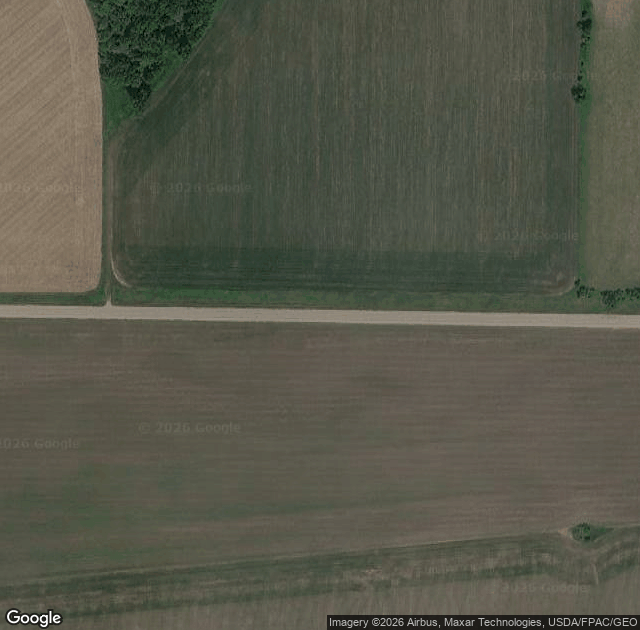 Aerial view of Hinegardner Orchards in Montour, IA