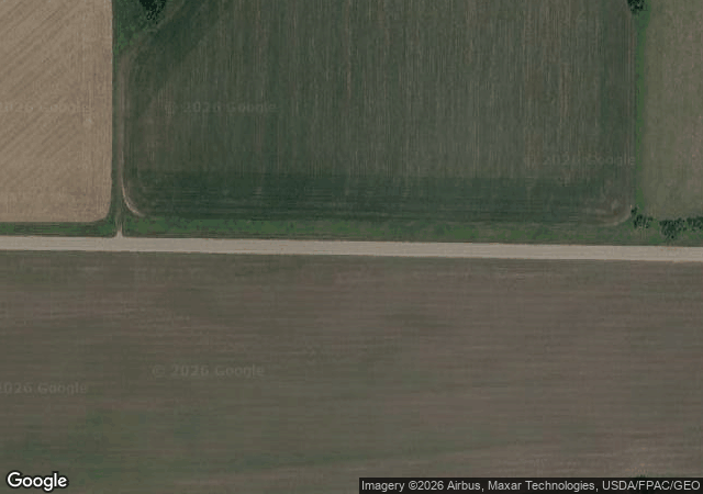 Aerial view of Hinegardner Orchards in Montour, IA