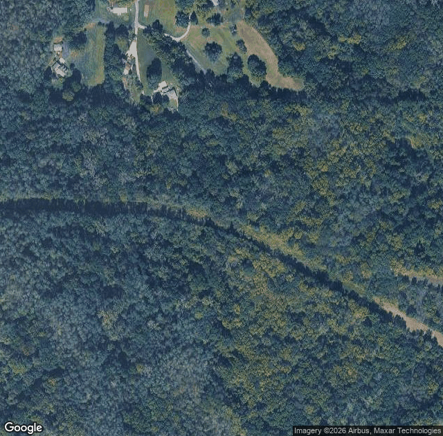 Aerial view of Historic Weston Orchard & Vineyard in Weston, MO