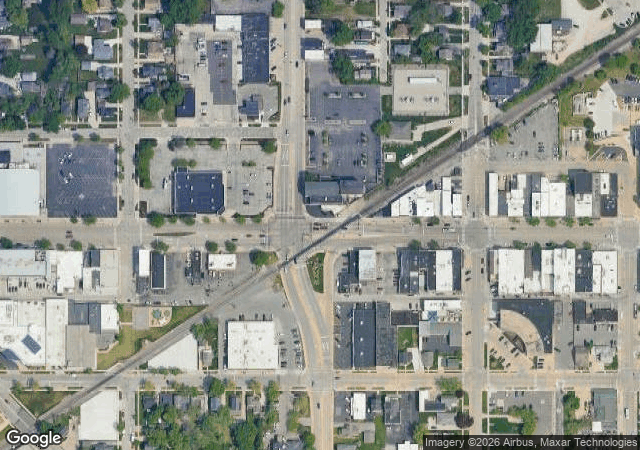 Aerial view of Hofacker's Hillside Orchard, LLC in Appleton, WI