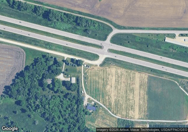 Aerial view of Iowa Orchard in Granger, IA