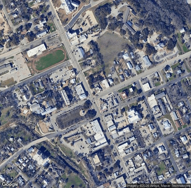 Aerial view of Kendall County Natural Apples in Boerne, TX