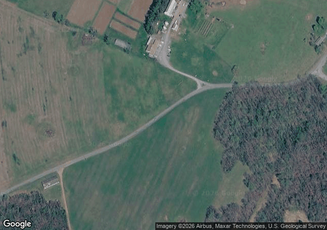 Aerial view of Kitchen's Orchard & Farm Market in Falling Waters, WV