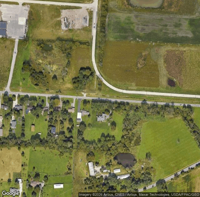 Aerial view of Lynd Fruit Farm in Pataskala, OH