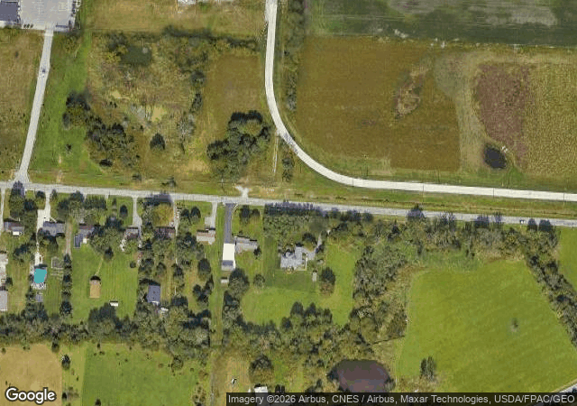 Aerial view of Lynd Fruit Farm in Pataskala, OH