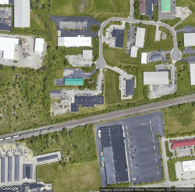 Aerial view of MacQueen's Orchard in Holland, OH