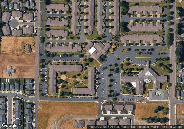 Aerial view of Morning Shade Farm in Canby, OR