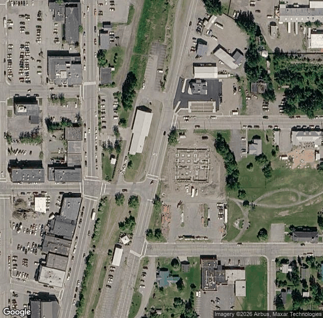 Aerial view of Northern Fruits Nursery & U-Pick in Palmer, AK