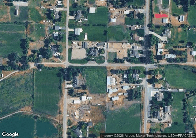 Aerial view of Paradise Valley Orchard in Paradise, UT