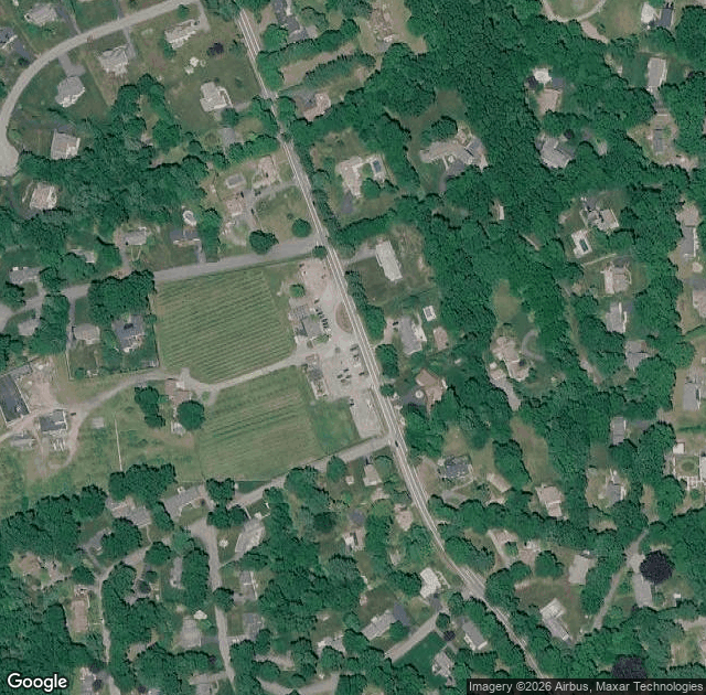 Aerial view of Phantom Farms in Cumberland, RI