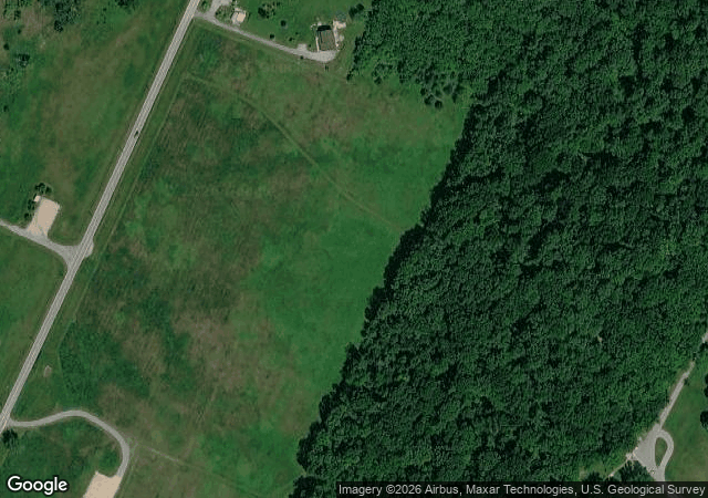 Aerial view of Reddington's Farm & Orchard in Harpers Ferry, WV