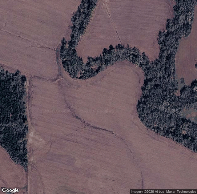 Aerial view of Regier Orchard in Whitewater, KS