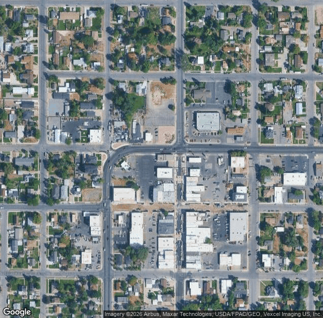 Aerial view of Rocky Top Fruit Farm in Payson, UT
