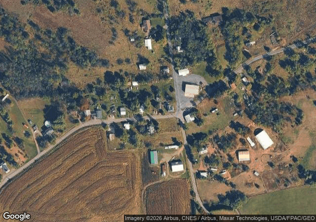 Aerial view of Ruggles Orchard in Levels, WV