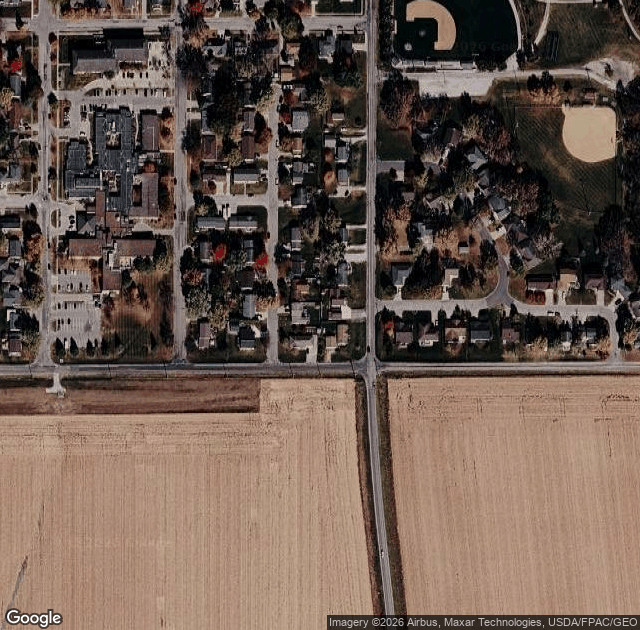 Aerial view of Storybook Orchard in Story City, IA