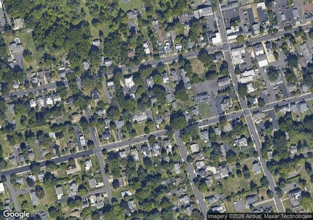 Aerial view of Styer Orchard in Langhorne, PA