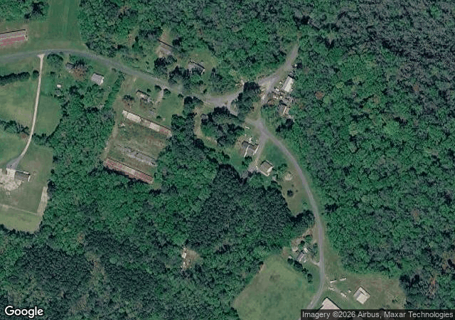 Aerial view of Vessey Orchards in Westover, MD